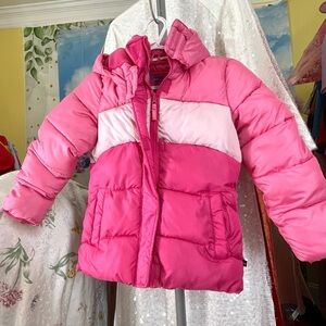 CB Sports little Girl’s puffer hooded jacket coat